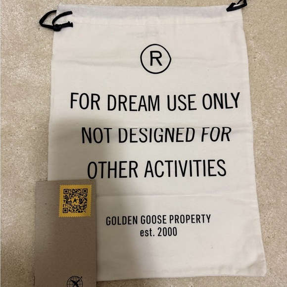 Golden Goose White and Gold Sneakers - Picture 6 of 6